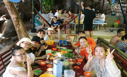 Tour Cano 4 Đảo Phú Quốc - Ăn Trưa Thực Đơn 8 món
